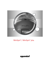 Um das Dokument anzuzeigen Eppendorf MiniSpin plus Bedienungsanleitung
